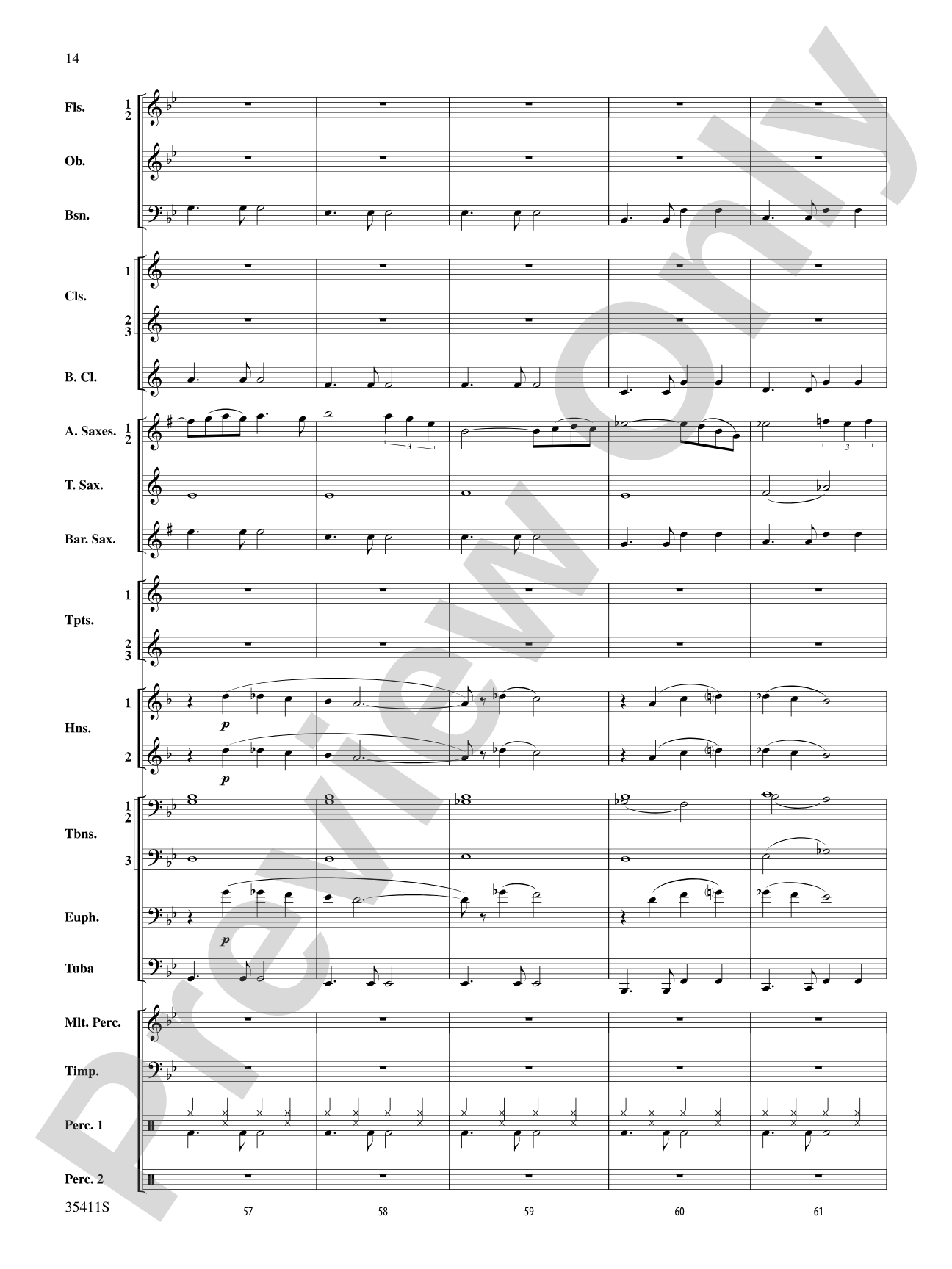 A Man and His Soul: Concert Band Conductor Score & Parts