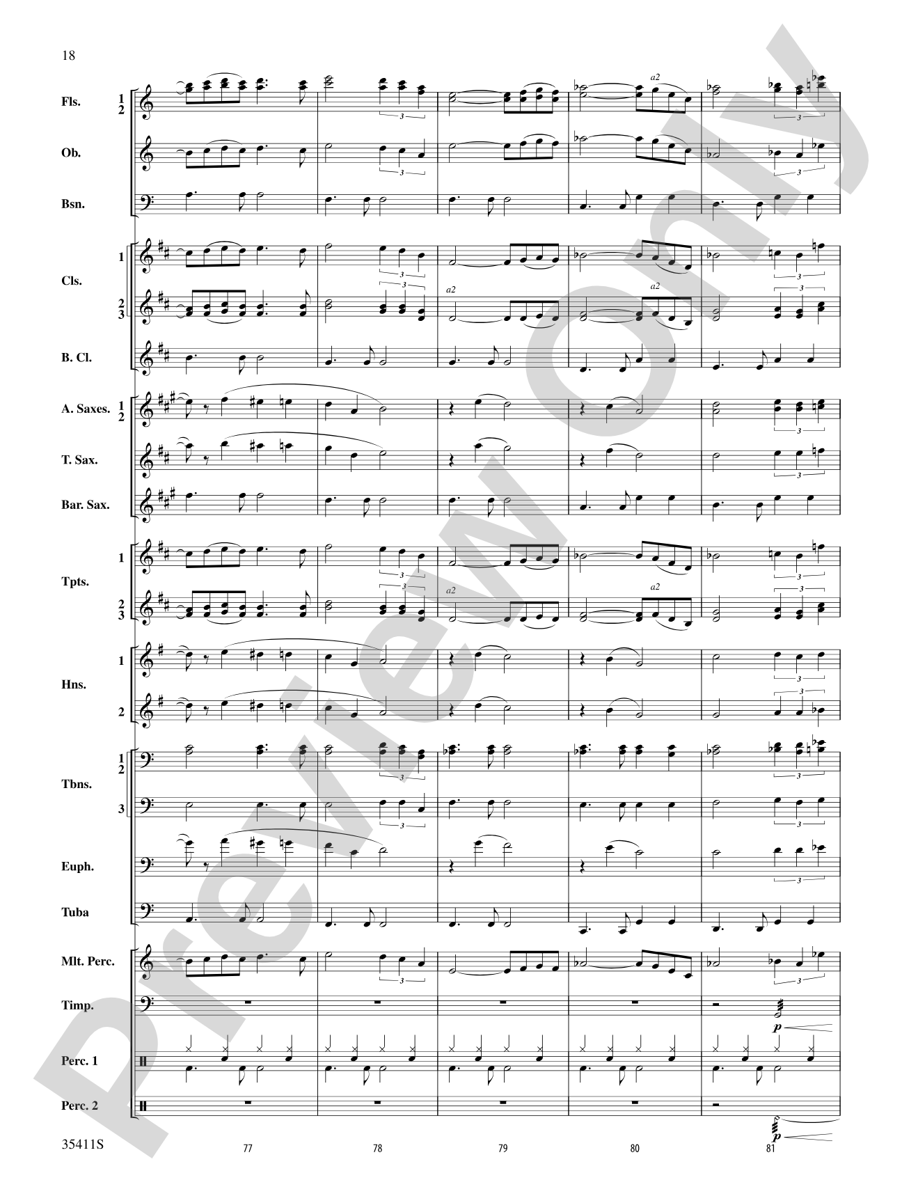 A Man and His Soul: Concert Band Conductor Score & Parts