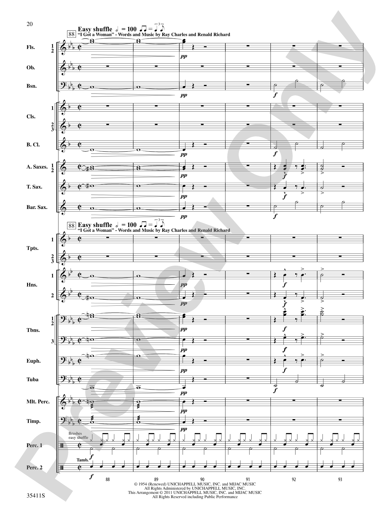 A Man and His Soul: Concert Band Conductor Score & Parts