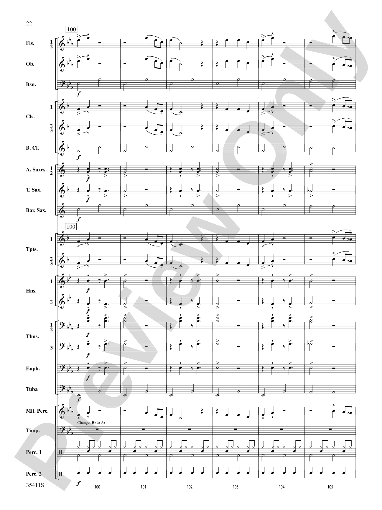 A Man and His Soul: Concert Band Conductor Score & Parts