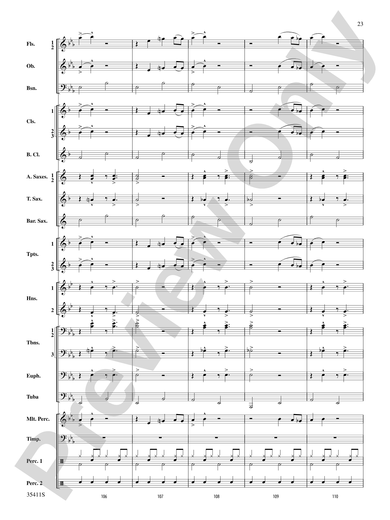 A Man and His Soul: Concert Band Conductor Score & Parts