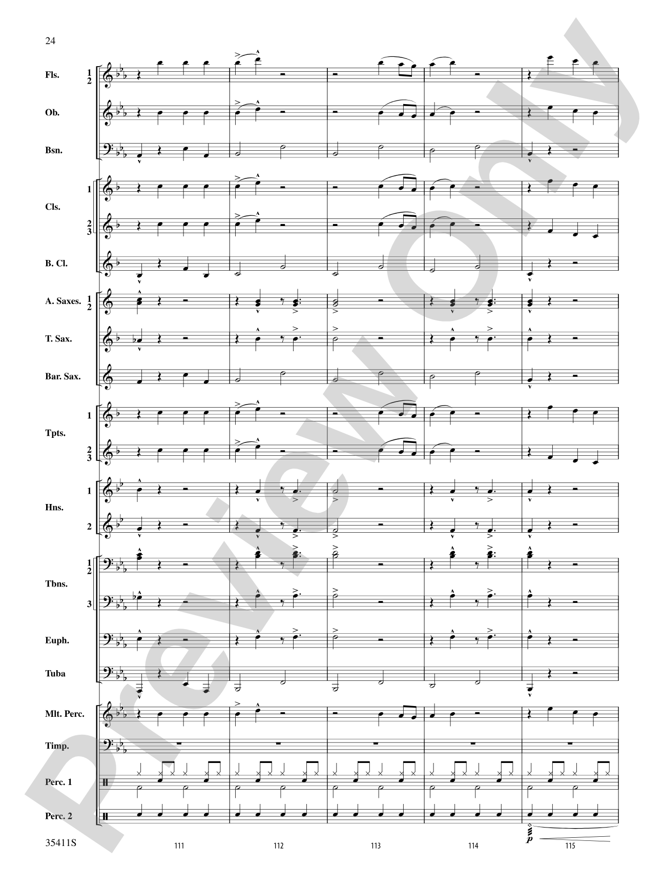 A Man and His Soul: Concert Band Conductor Score & Parts
