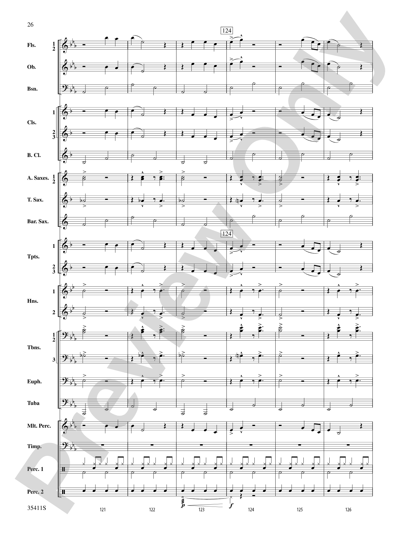 A Man and His Soul: Concert Band Conductor Score & Parts