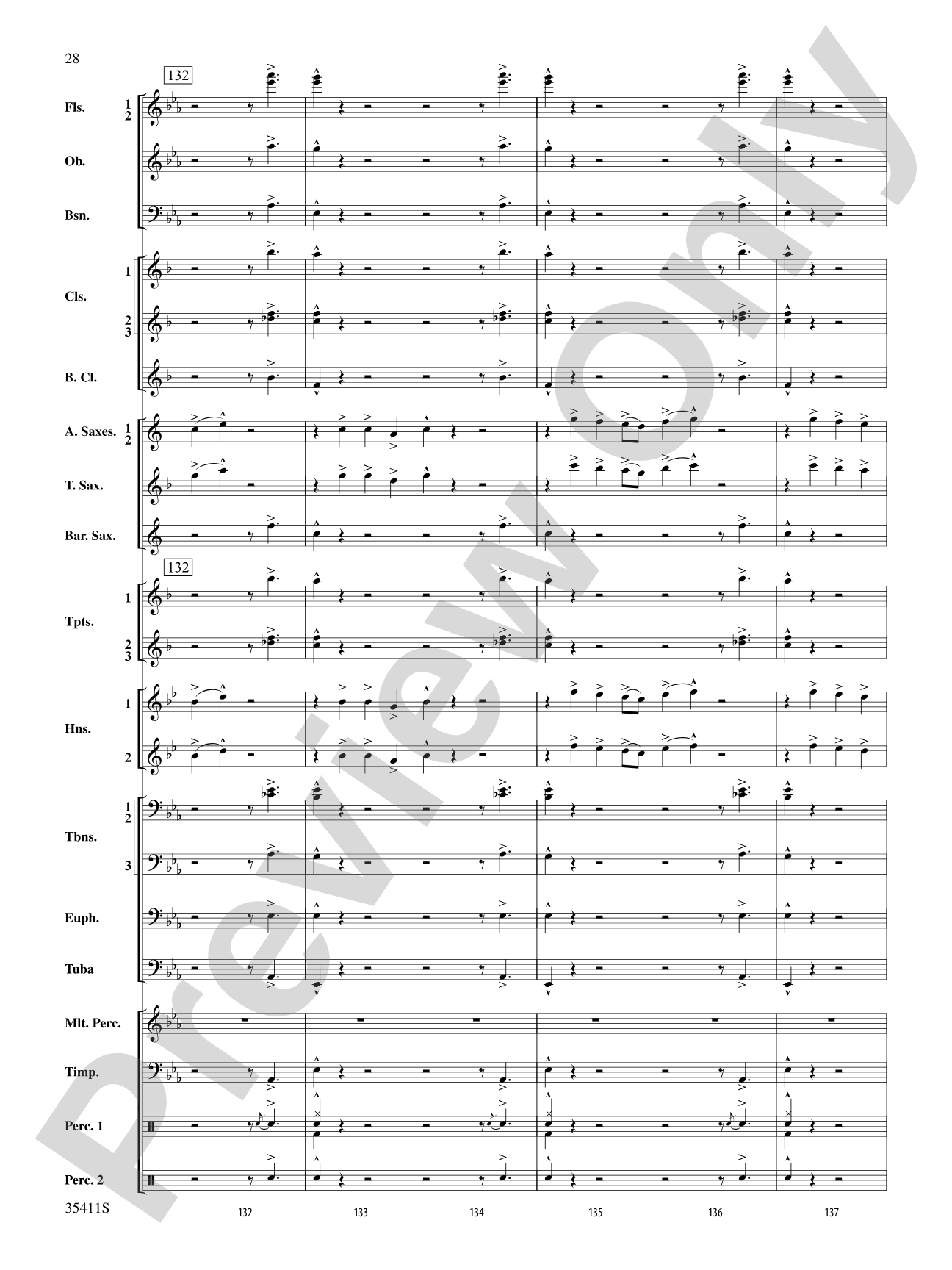 A Man and His Soul: Concert Band Conductor Score & Parts