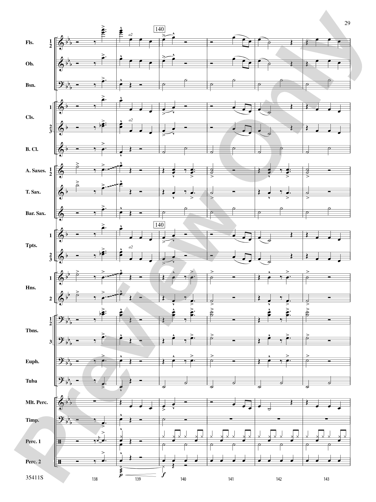 A Man and His Soul: Concert Band Conductor Score & Parts