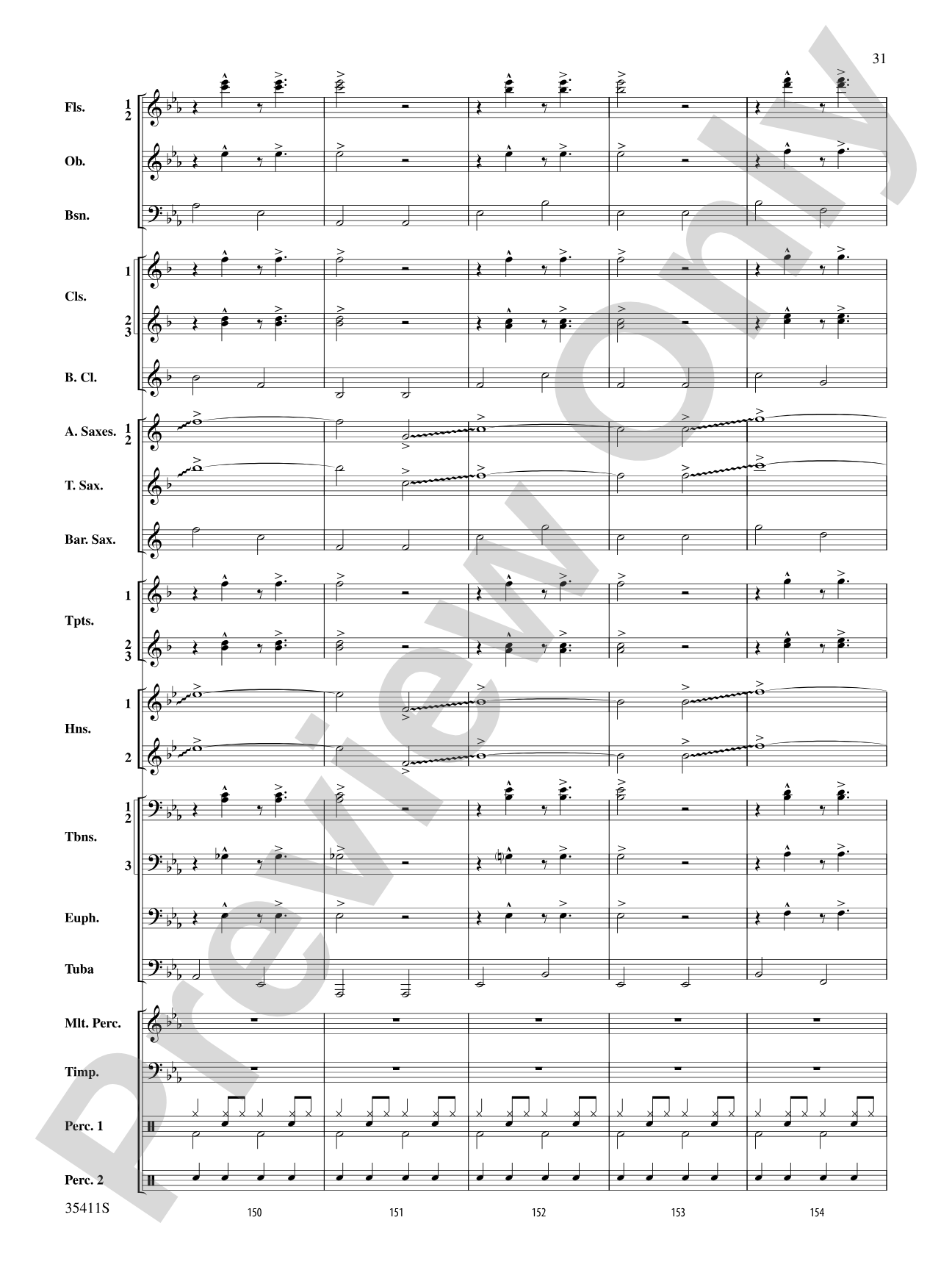 A Man and His Soul: Concert Band Conductor Score & Parts