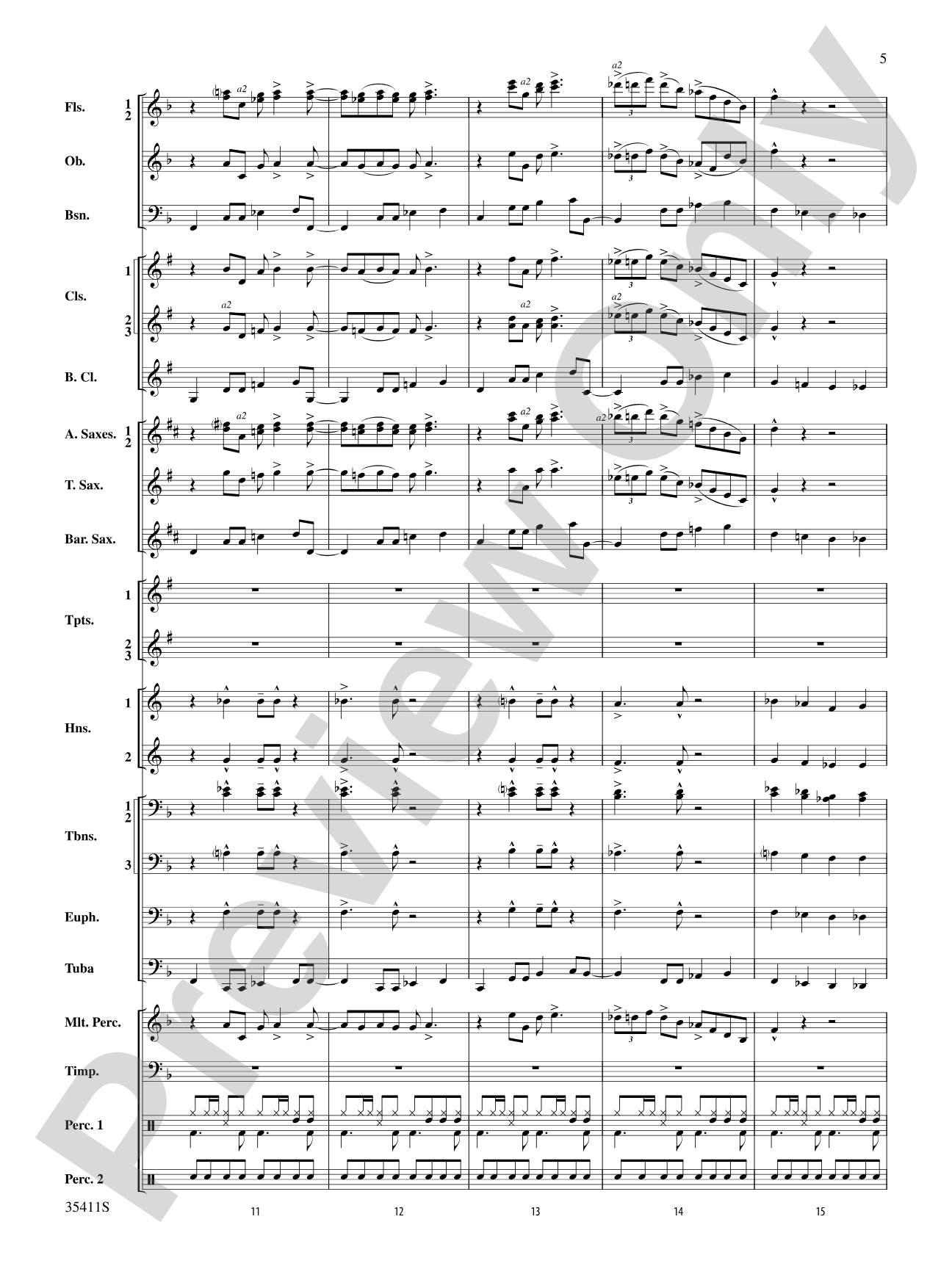 A Man and His Soul: Concert Band Conductor Score & Parts