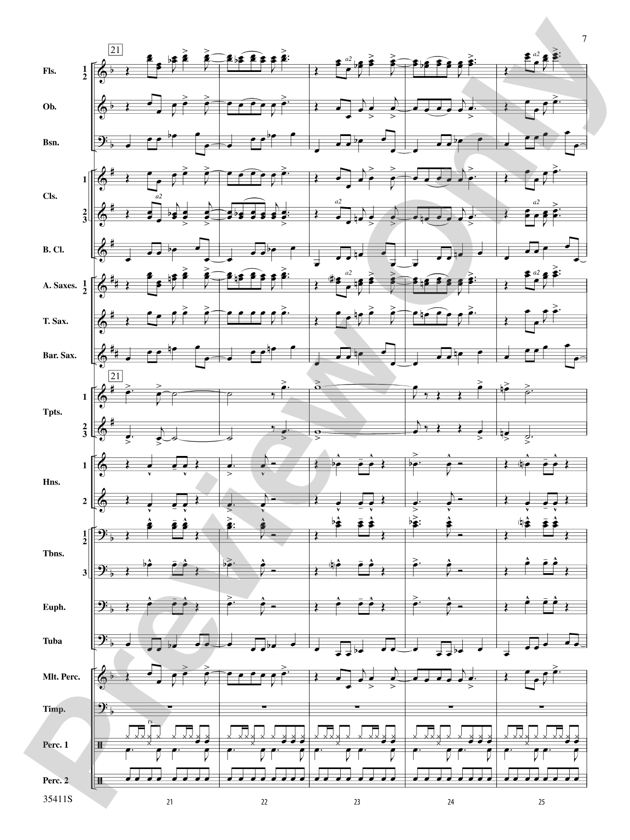 A Man and His Soul: Concert Band Conductor Score & Parts