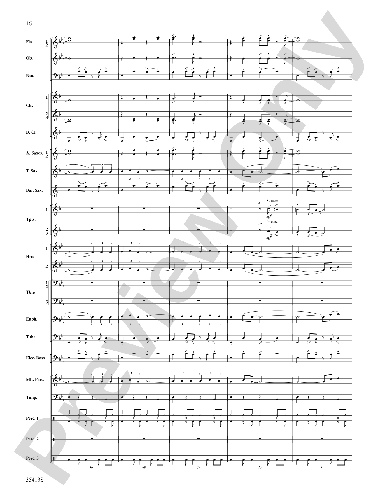 Crooner’s Serenade: Concert Band Conductor Score & Parts