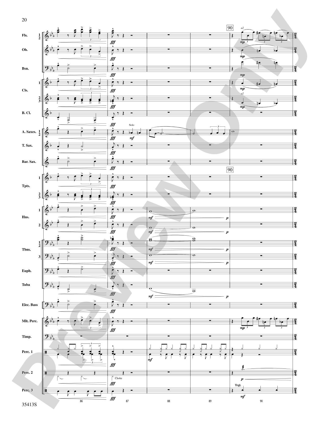 Crooner’s Serenade: Concert Band Conductor Score & Parts
