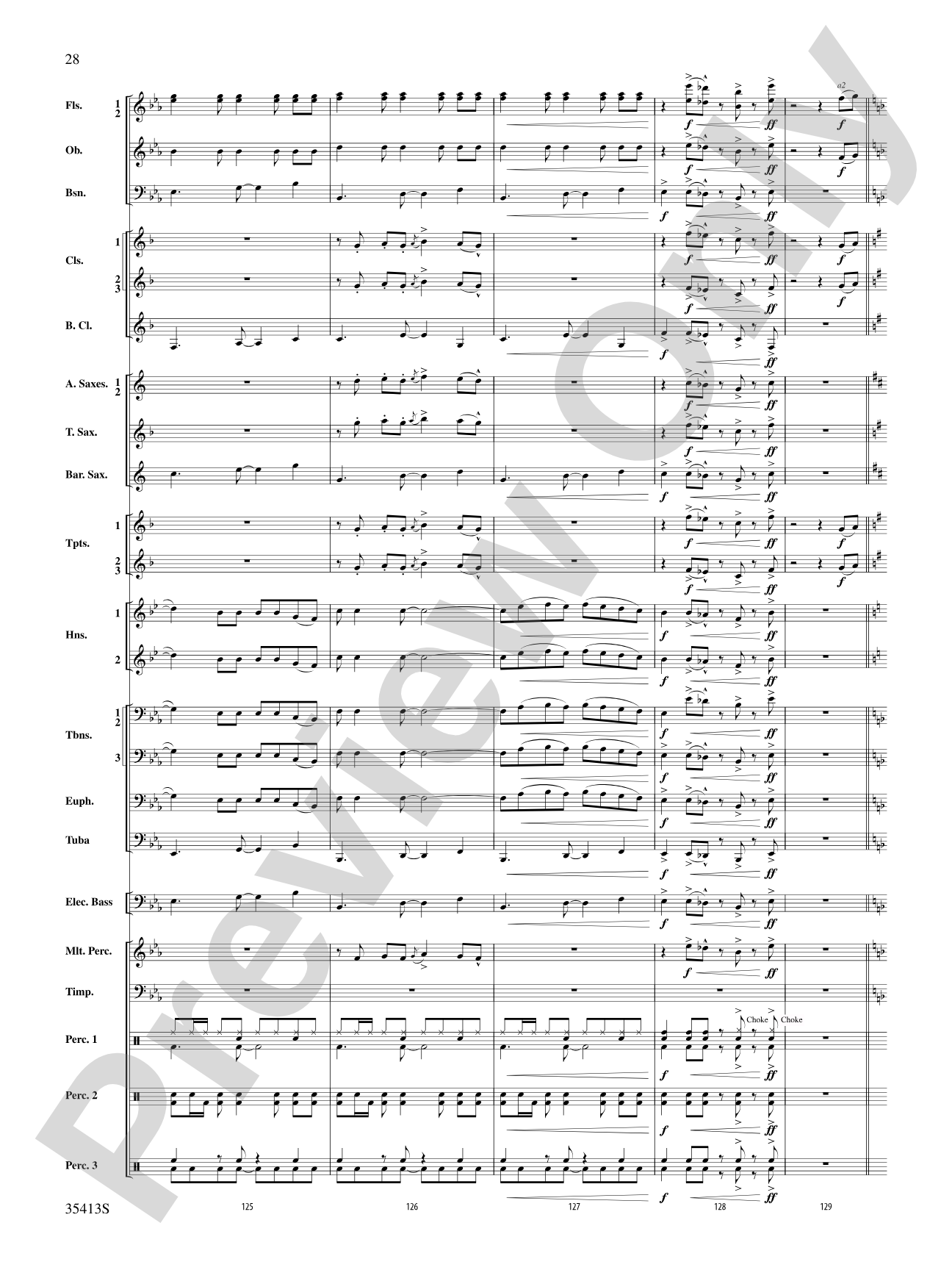 Crooner’s Serenade: Concert Band Conductor Score & Parts