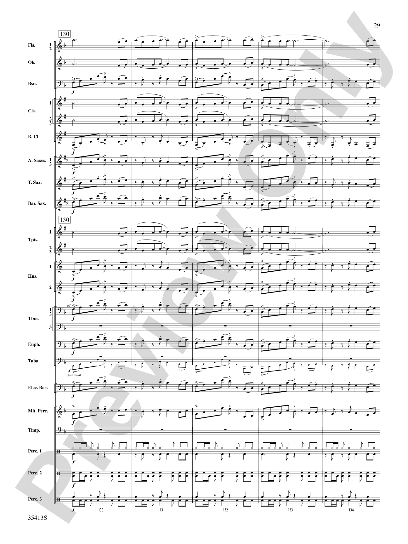 Crooner’s Serenade: Concert Band Conductor Score & Parts