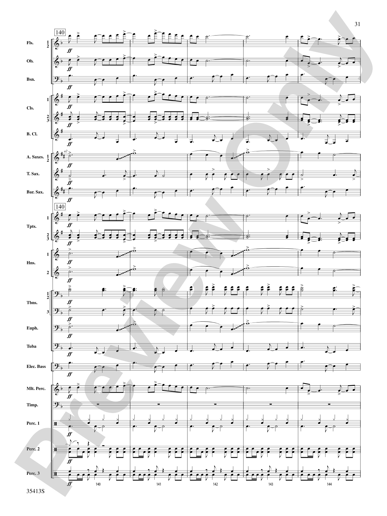 Crooner’s Serenade: Concert Band Conductor Score & Parts