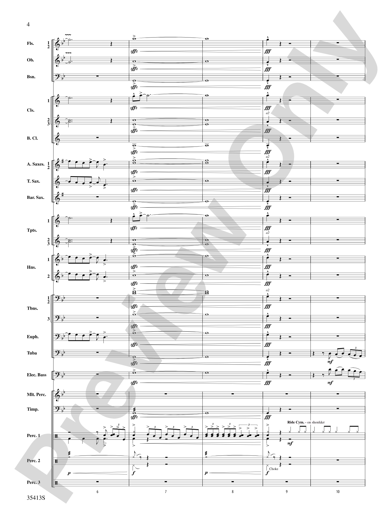 Crooner’s Serenade: Concert Band Conductor Score & Parts