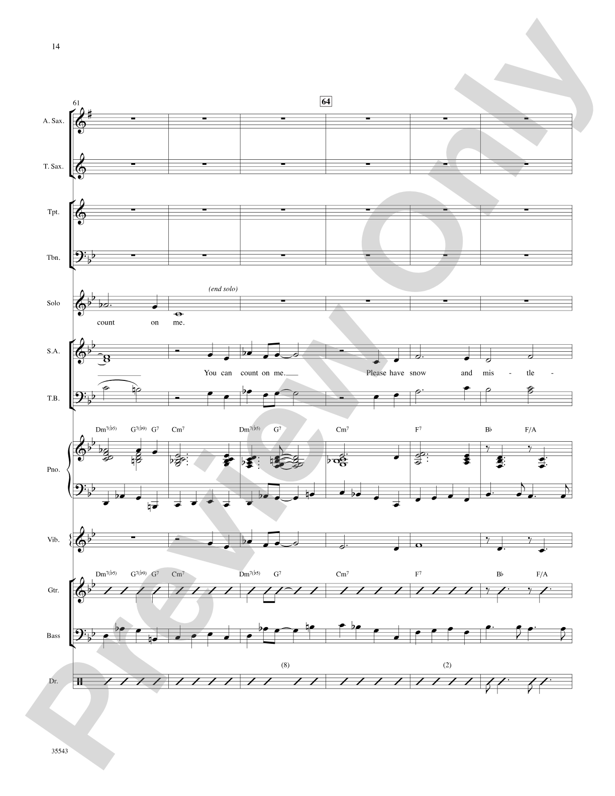A Swingin' Christmas: Choral SoundPax
