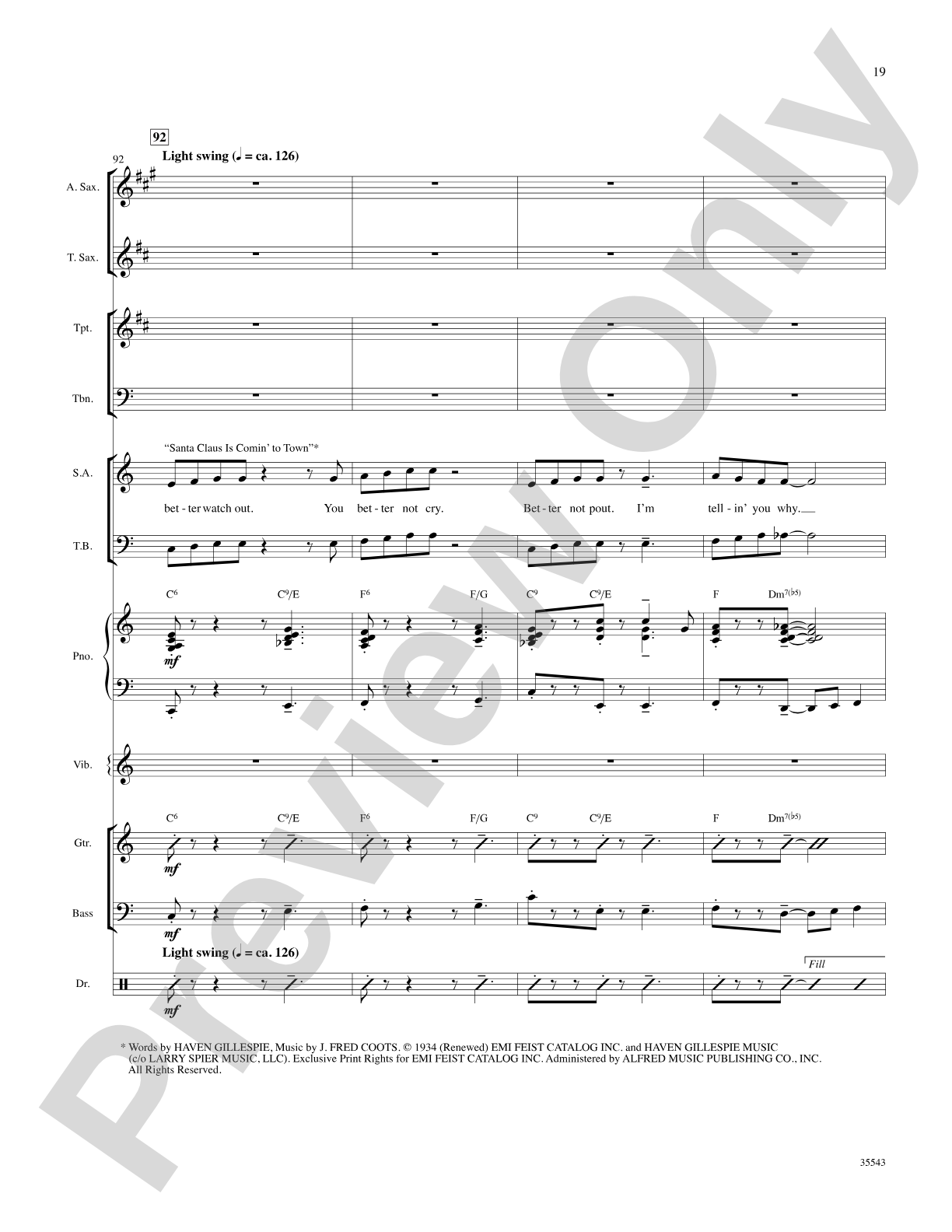 A Swingin' Christmas: Choral SoundPax