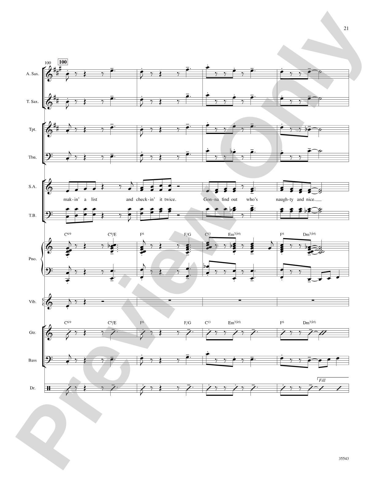 A Swingin' Christmas: Choral SoundPax