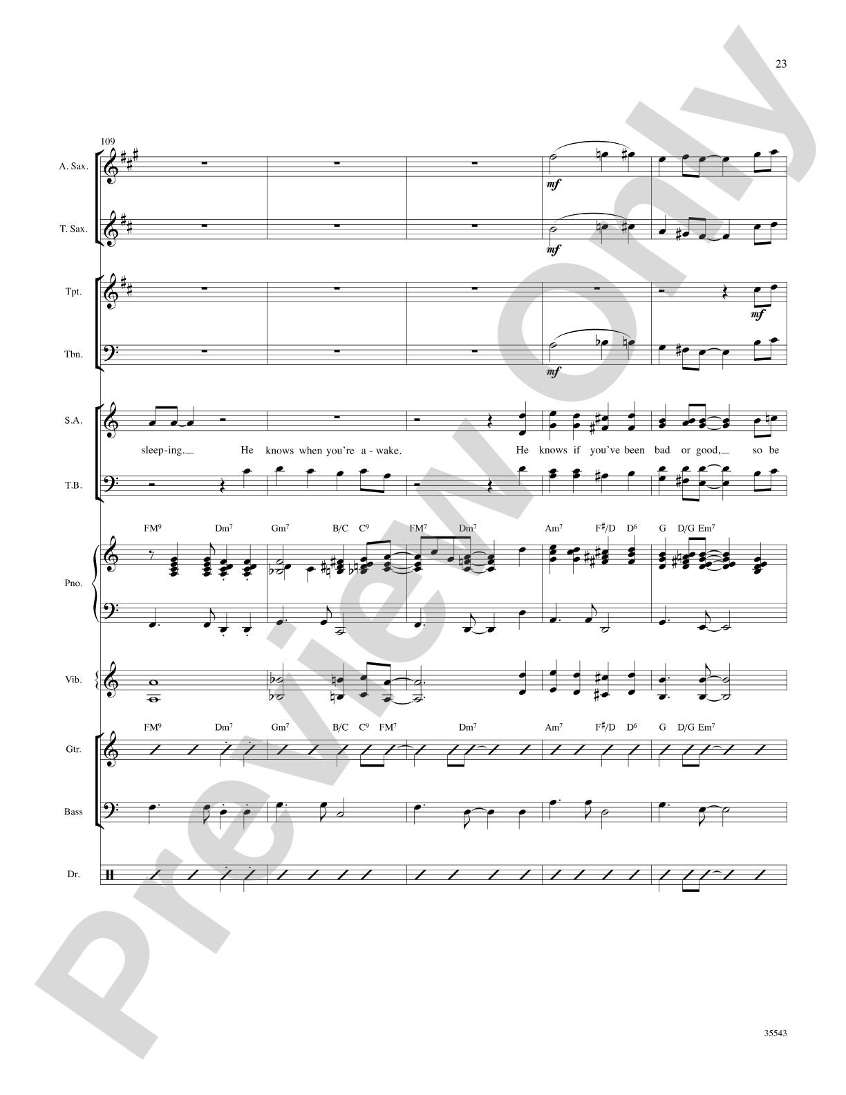 A Swingin' Christmas: Choral SoundPax