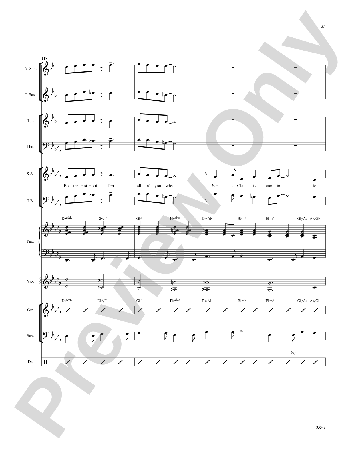 A Swingin' Christmas: Choral SoundPax