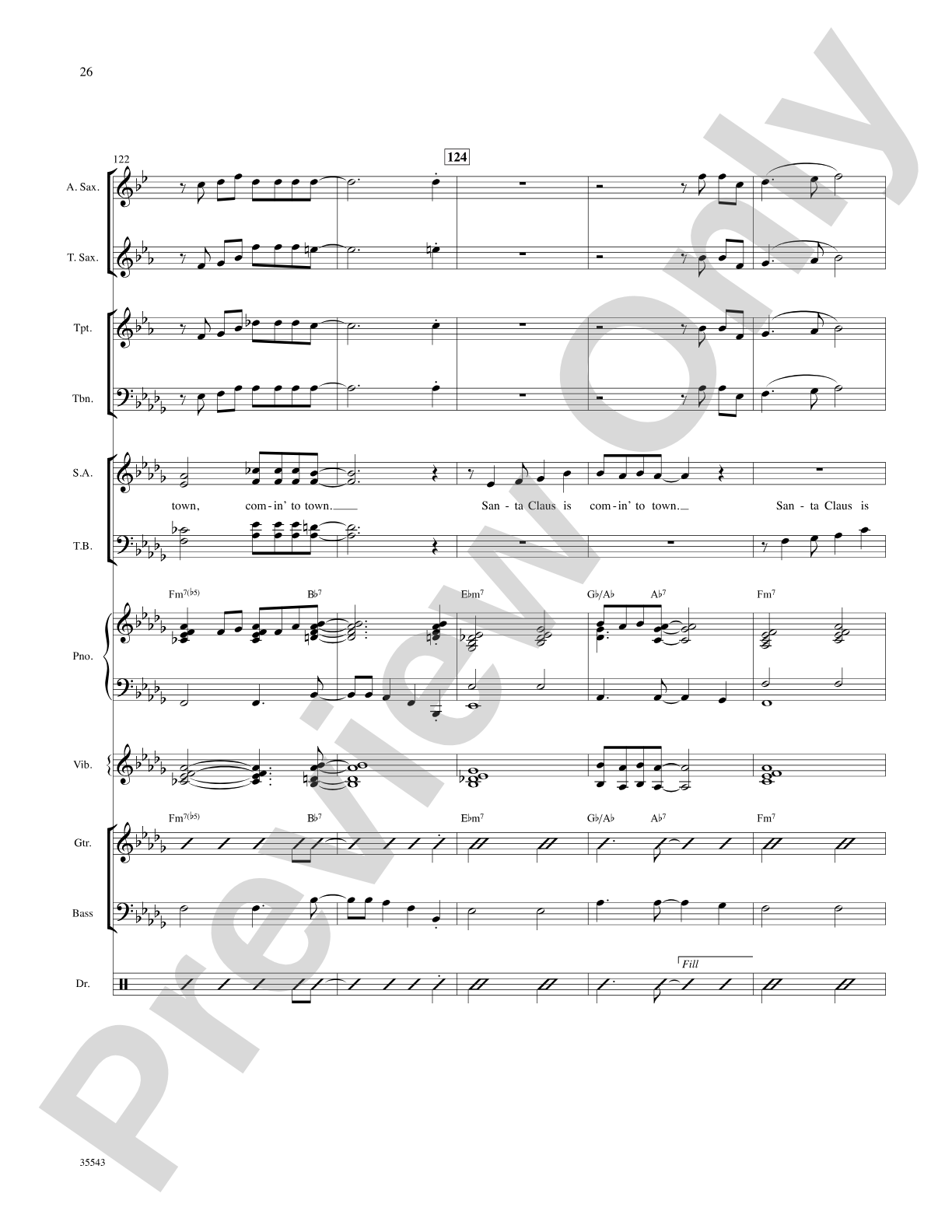 A Swingin' Christmas: Choral SoundPax