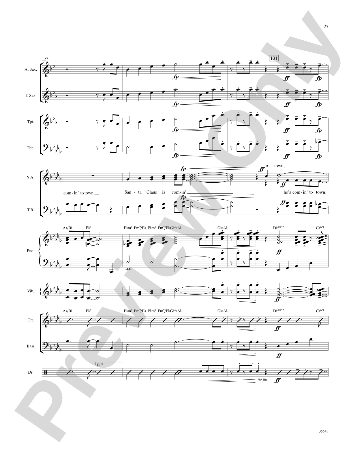 A Swingin' Christmas: Choral SoundPax