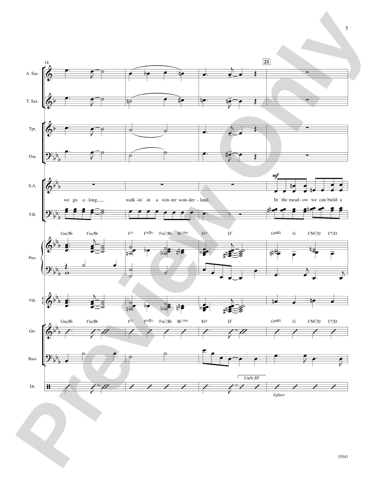 A Swingin' Christmas: Choral SoundPax