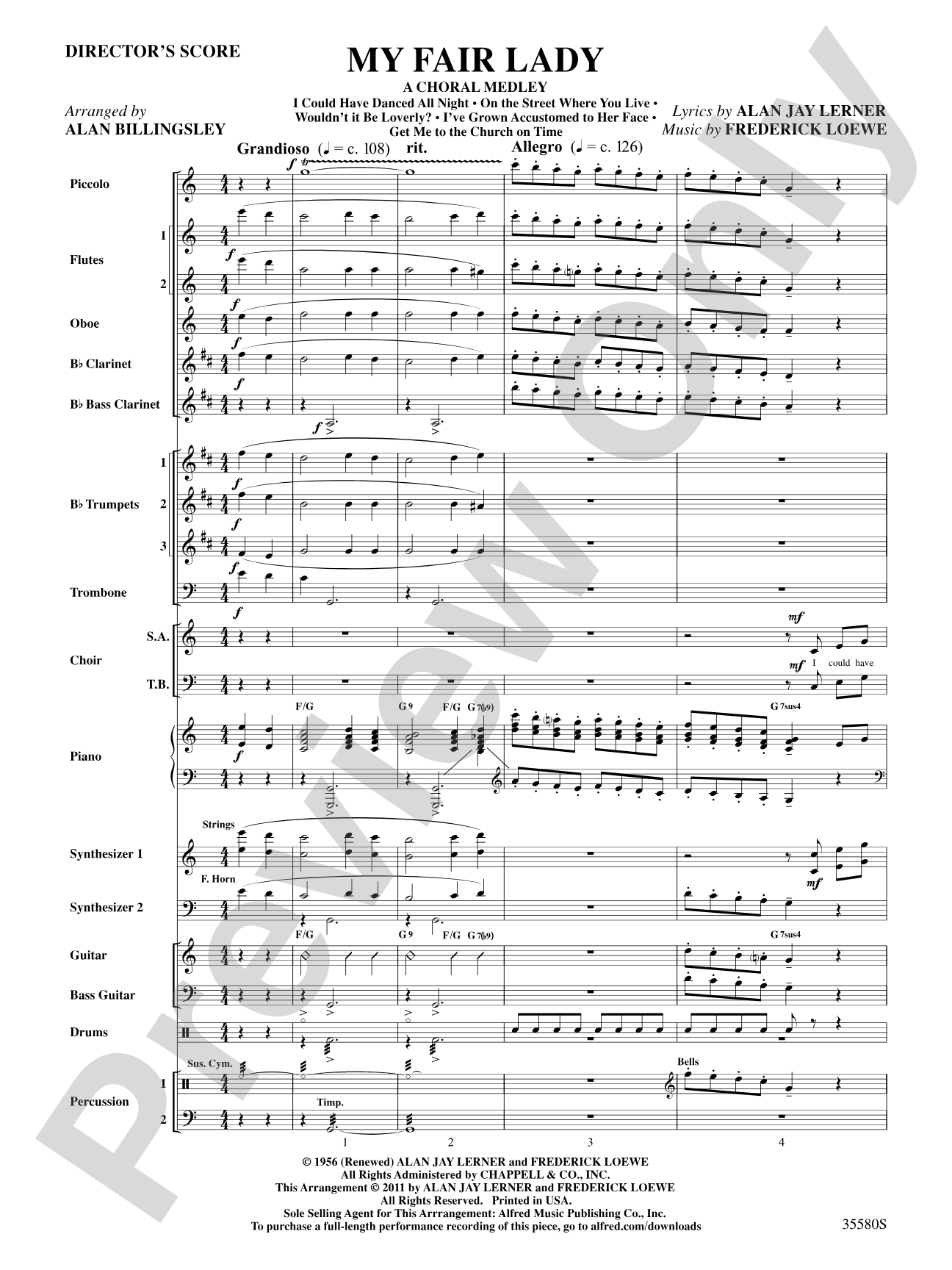 My Fair Lady: Choral SoundPax