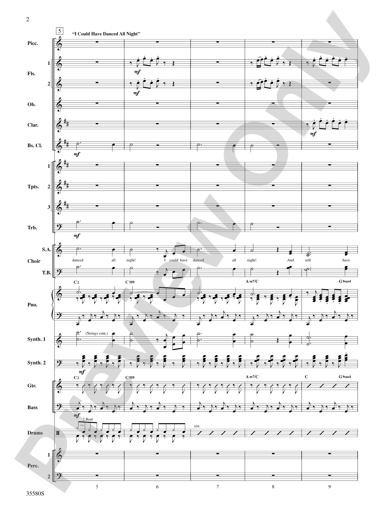 My Fair Lady: Choral SoundPax