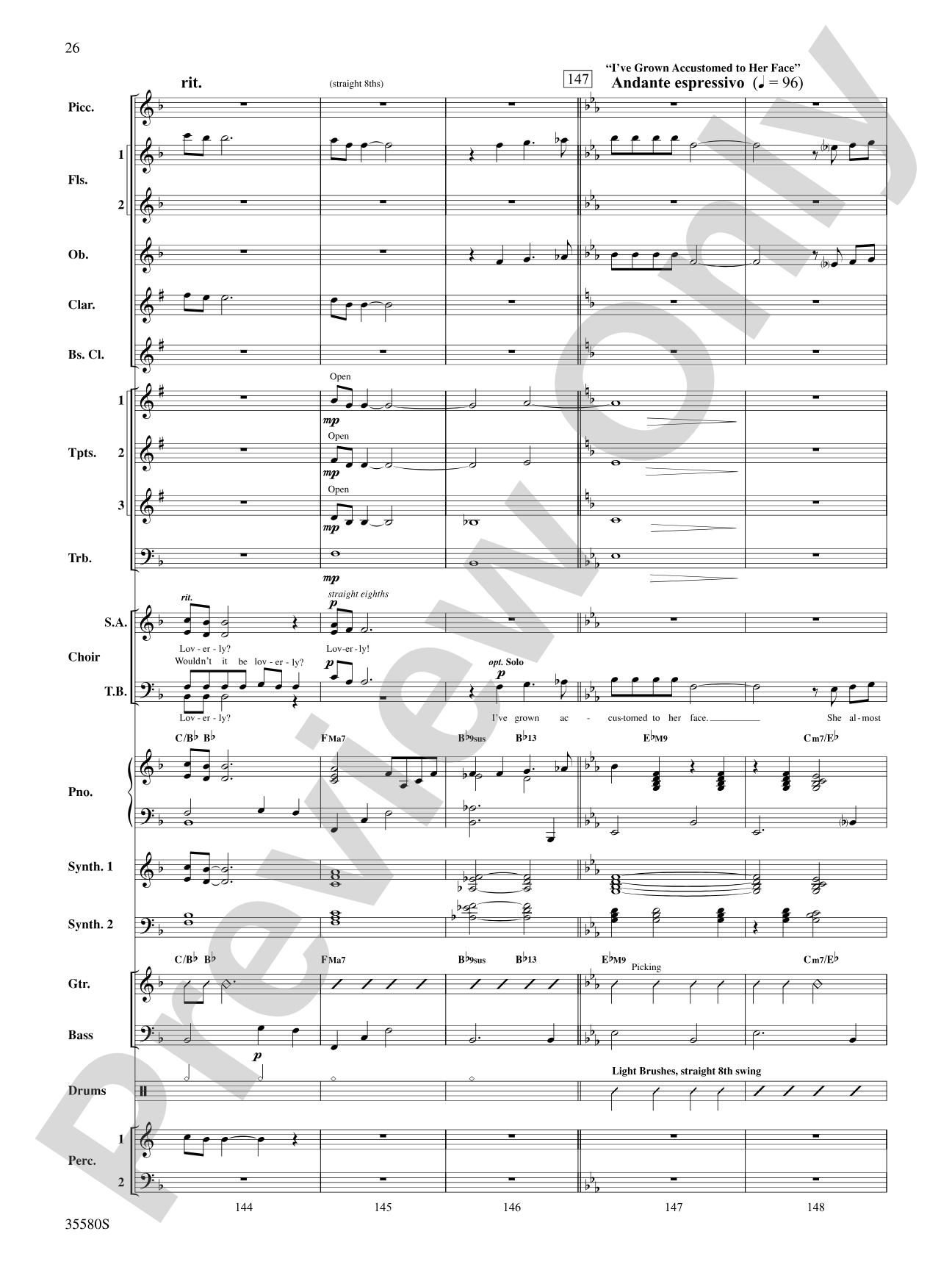 My Fair Lady: Choral SoundPax