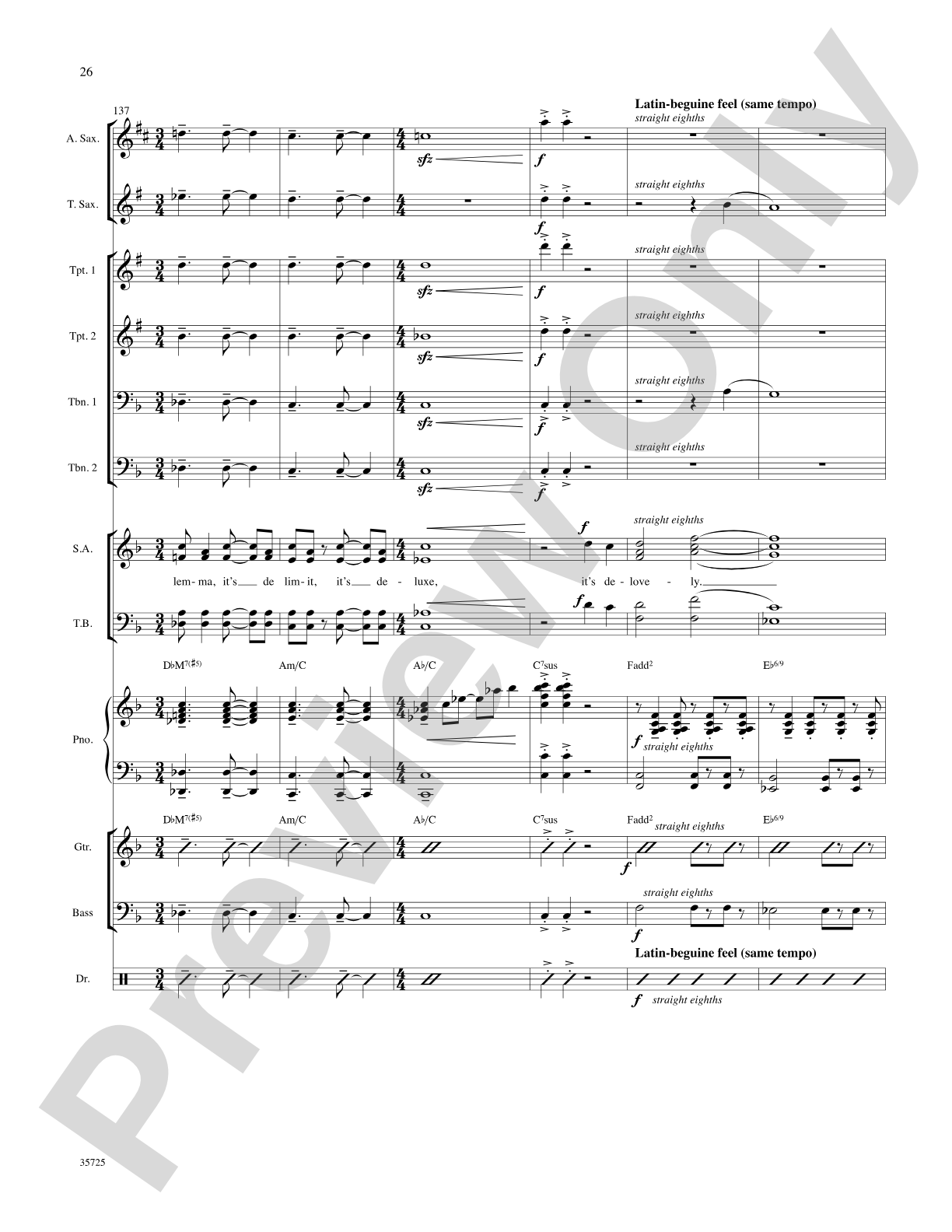 Let's Fall in Love: Choral SoundPax