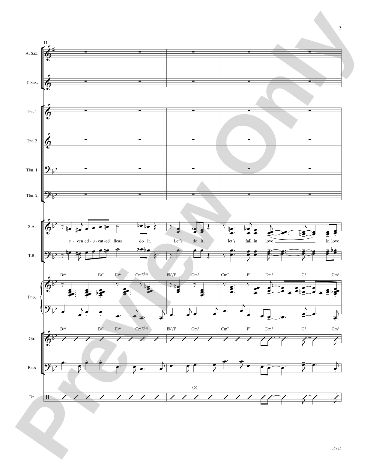 Let's Fall in Love: Choral SoundPax