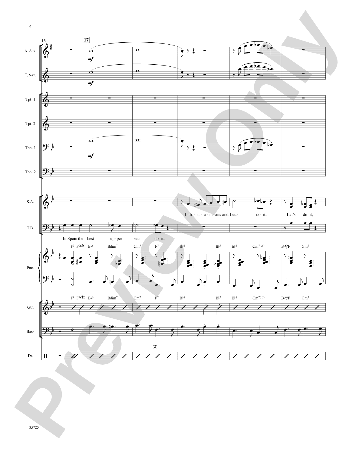 Let's Fall in Love: Choral SoundPax