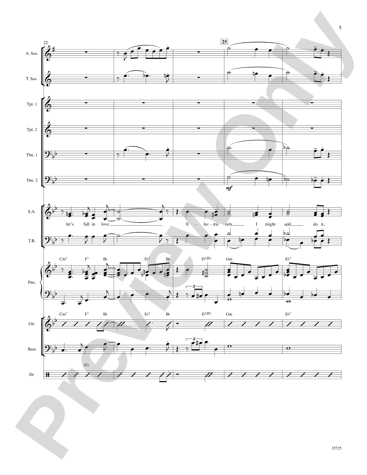 Let's Fall in Love: Choral SoundPax