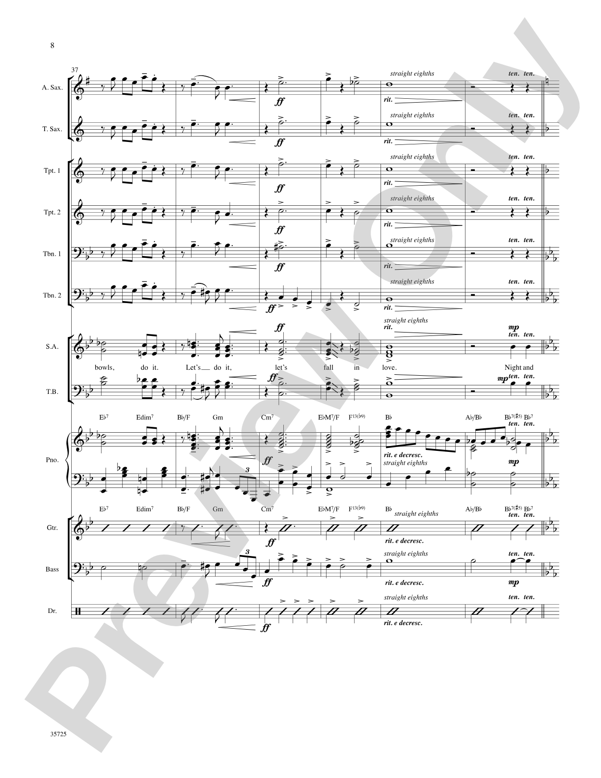 Let's Fall in Love: Choral SoundPax