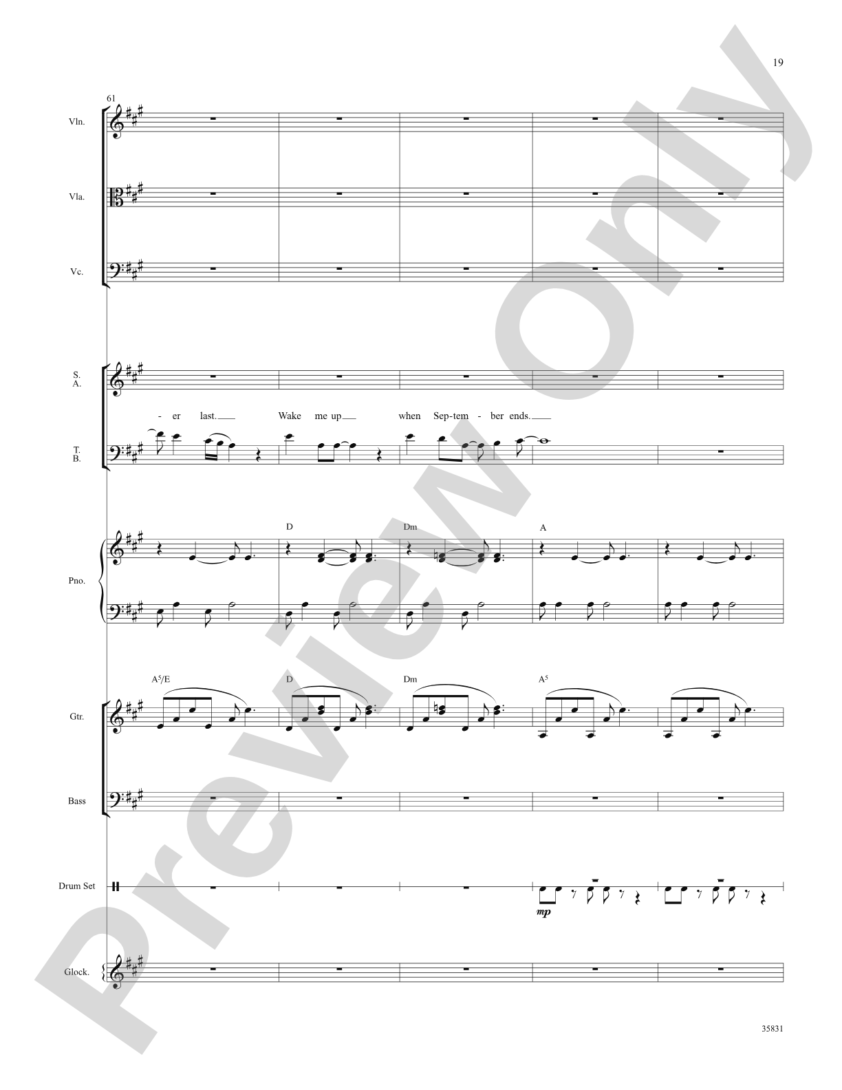 Green Day on Stage: Selections from American Idiot: Choral SoundPax