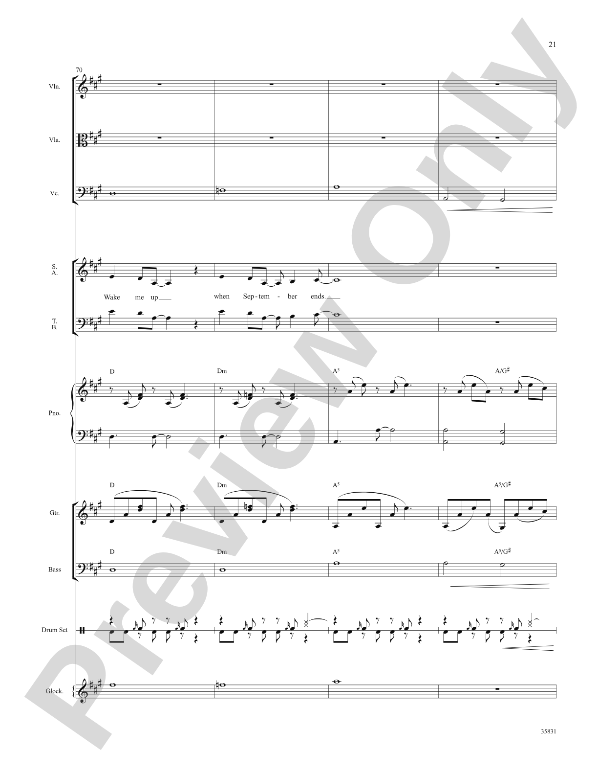 Green Day on Stage: Selections from American Idiot: Choral SoundPax