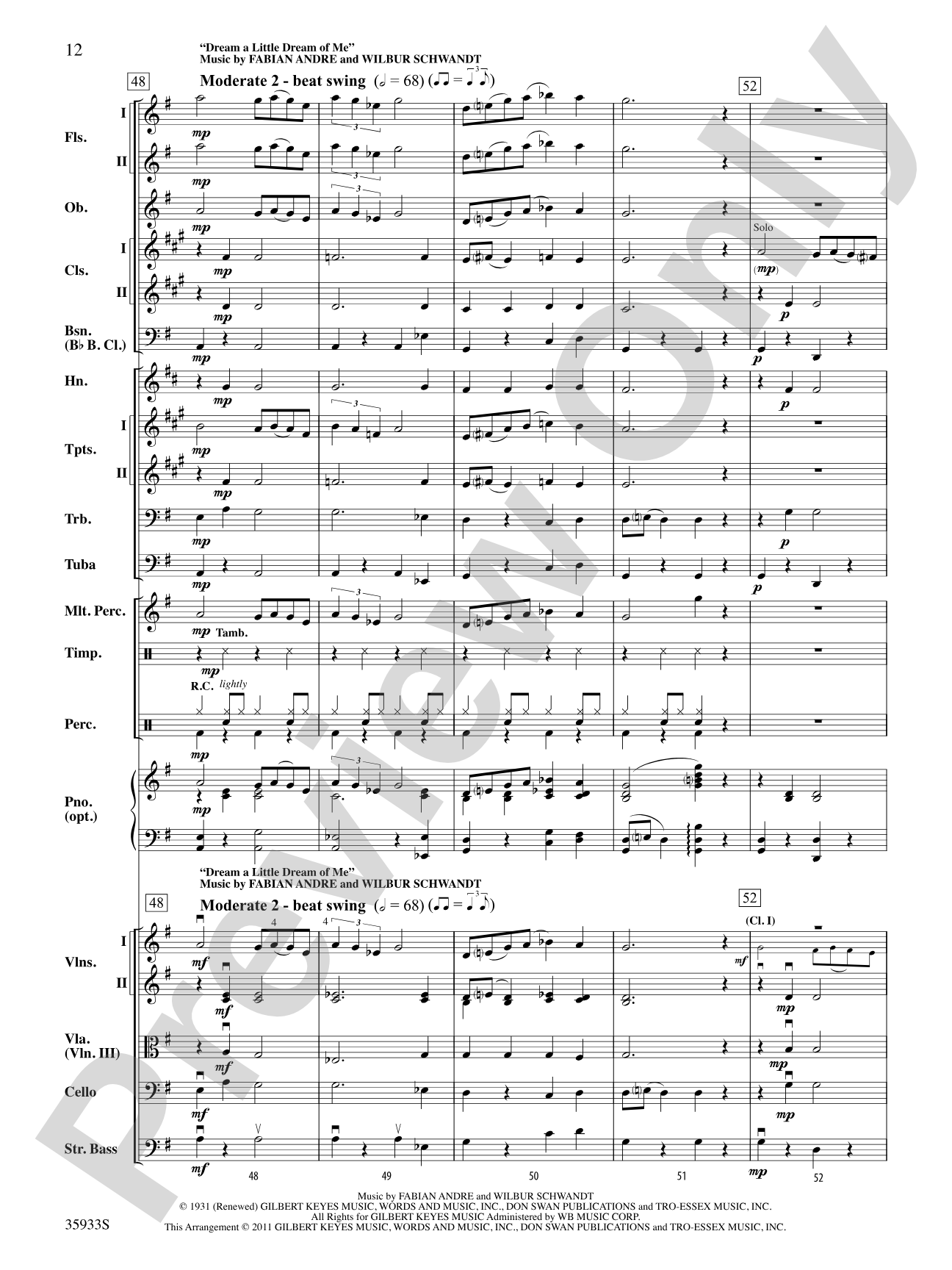 Prime Time Tuesday: Full Orchestra Conductor Score & Parts