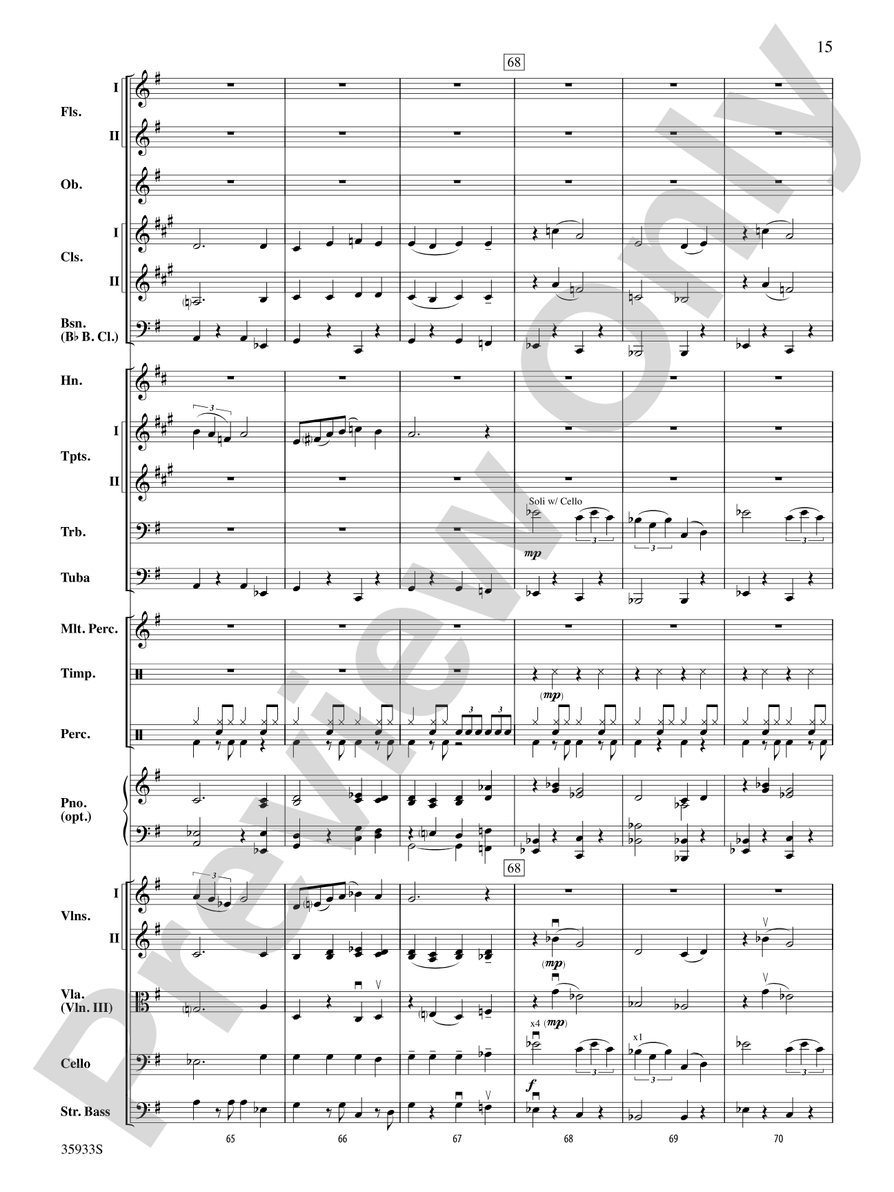 Prime Time Tuesday: Full Orchestra Conductor Score & Parts