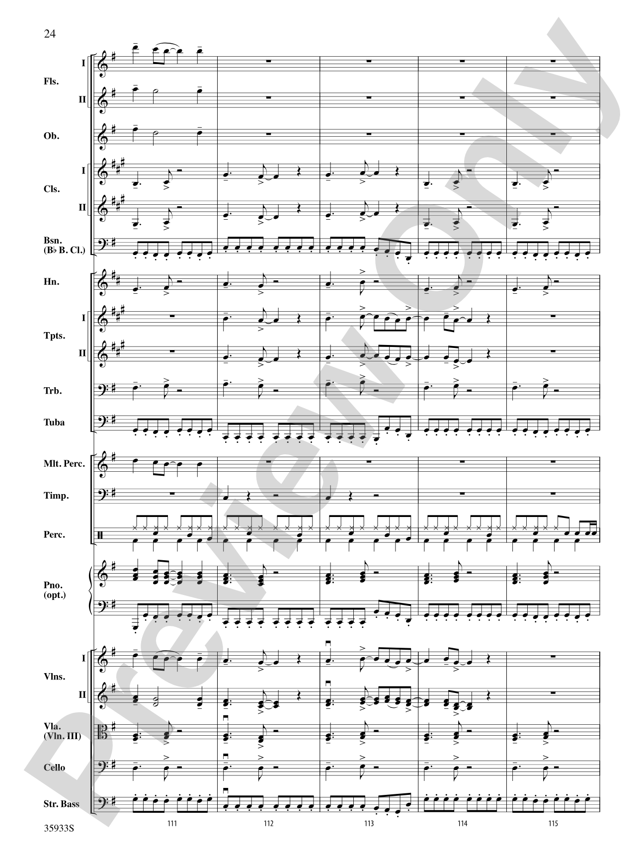 Prime Time Tuesday: Full Orchestra Conductor Score & Parts