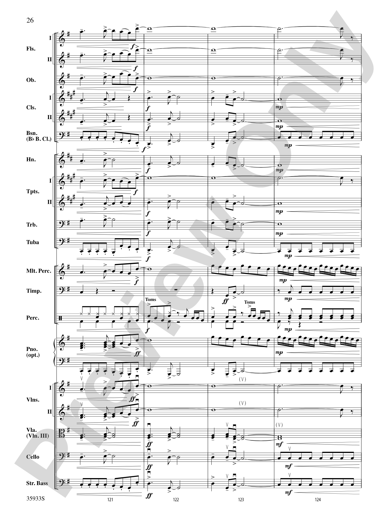 Prime Time Tuesday: Full Orchestra Conductor Score & Parts