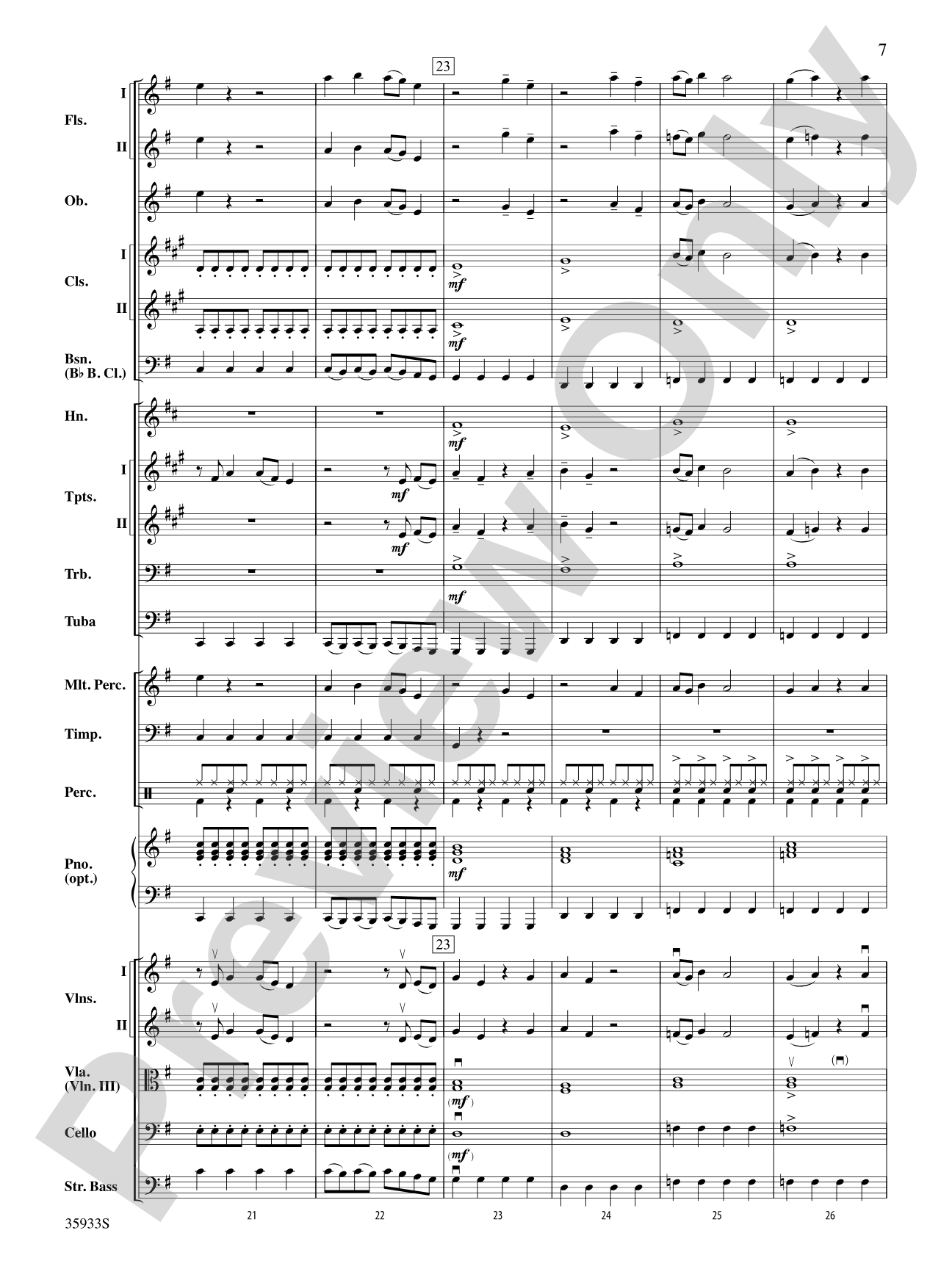 Prime Time Tuesday: Full Orchestra Conductor Score & Parts