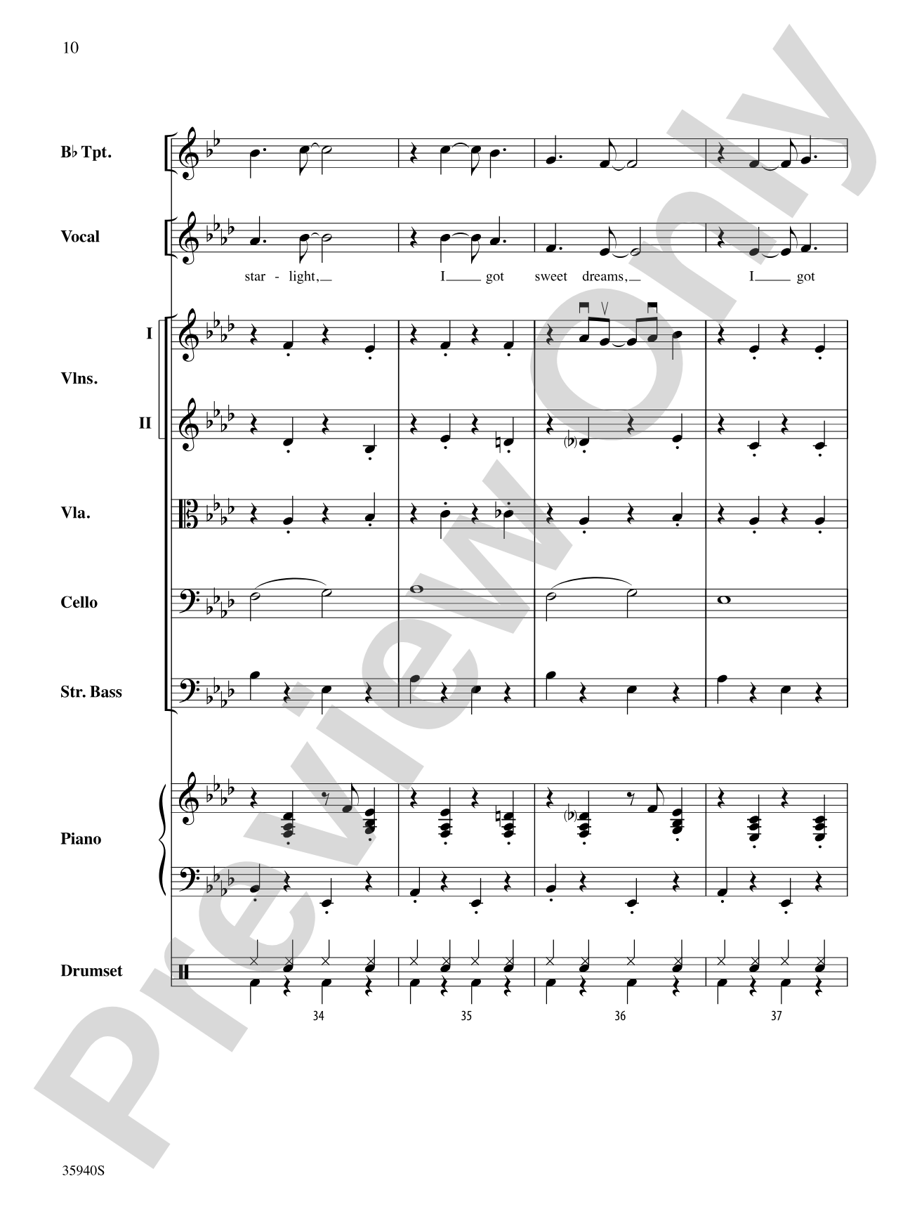 That Gershwin Rhythm: String Orchestra Conductor Score & Parts