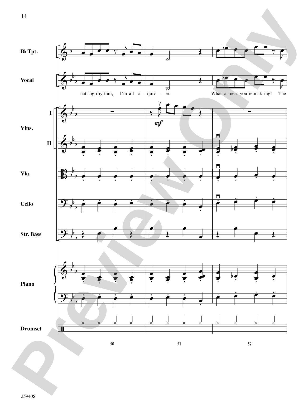 That Gershwin Rhythm: String Orchestra Conductor Score & Parts