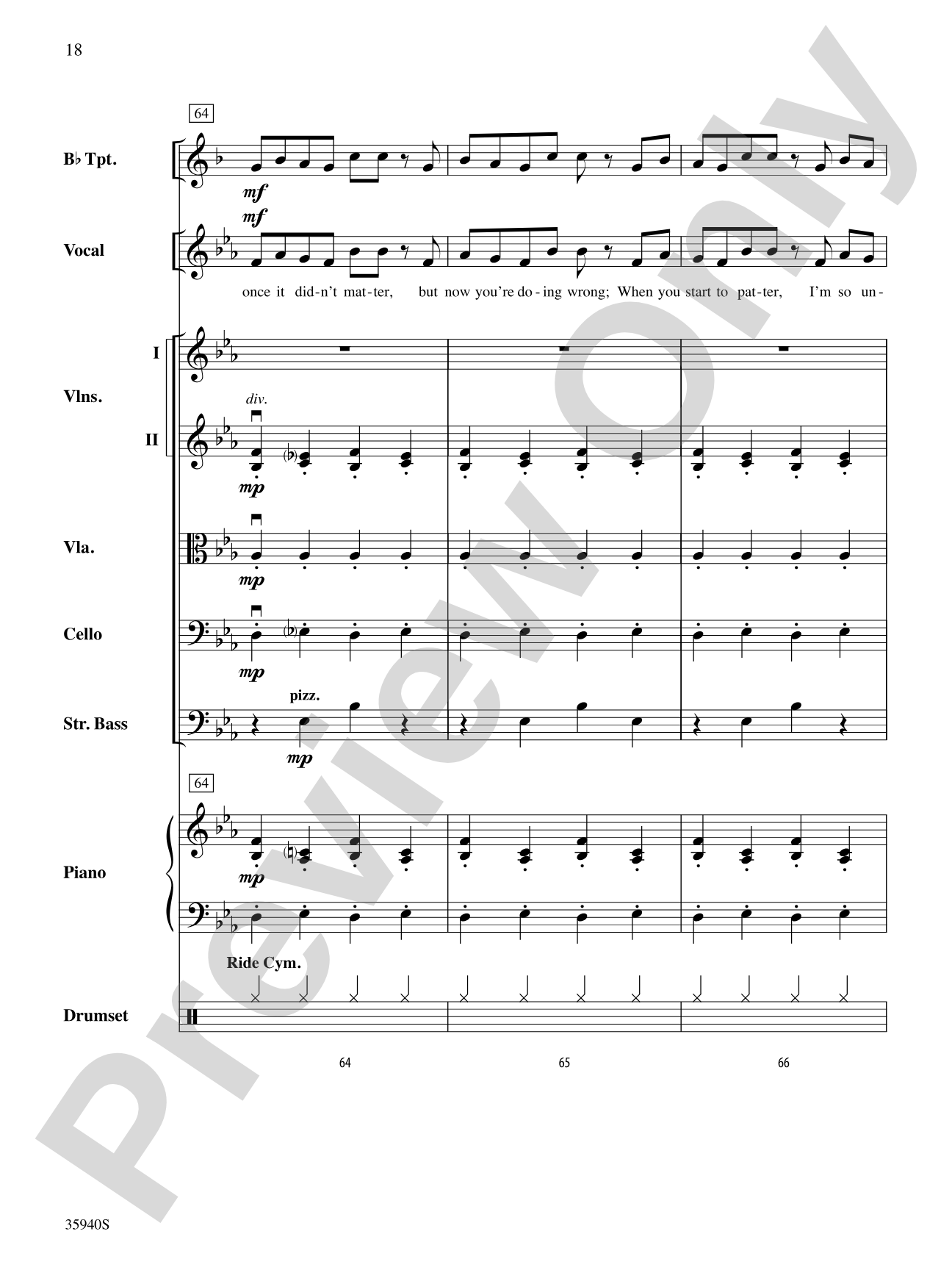 That Gershwin Rhythm: String Orchestra Conductor Score & Parts