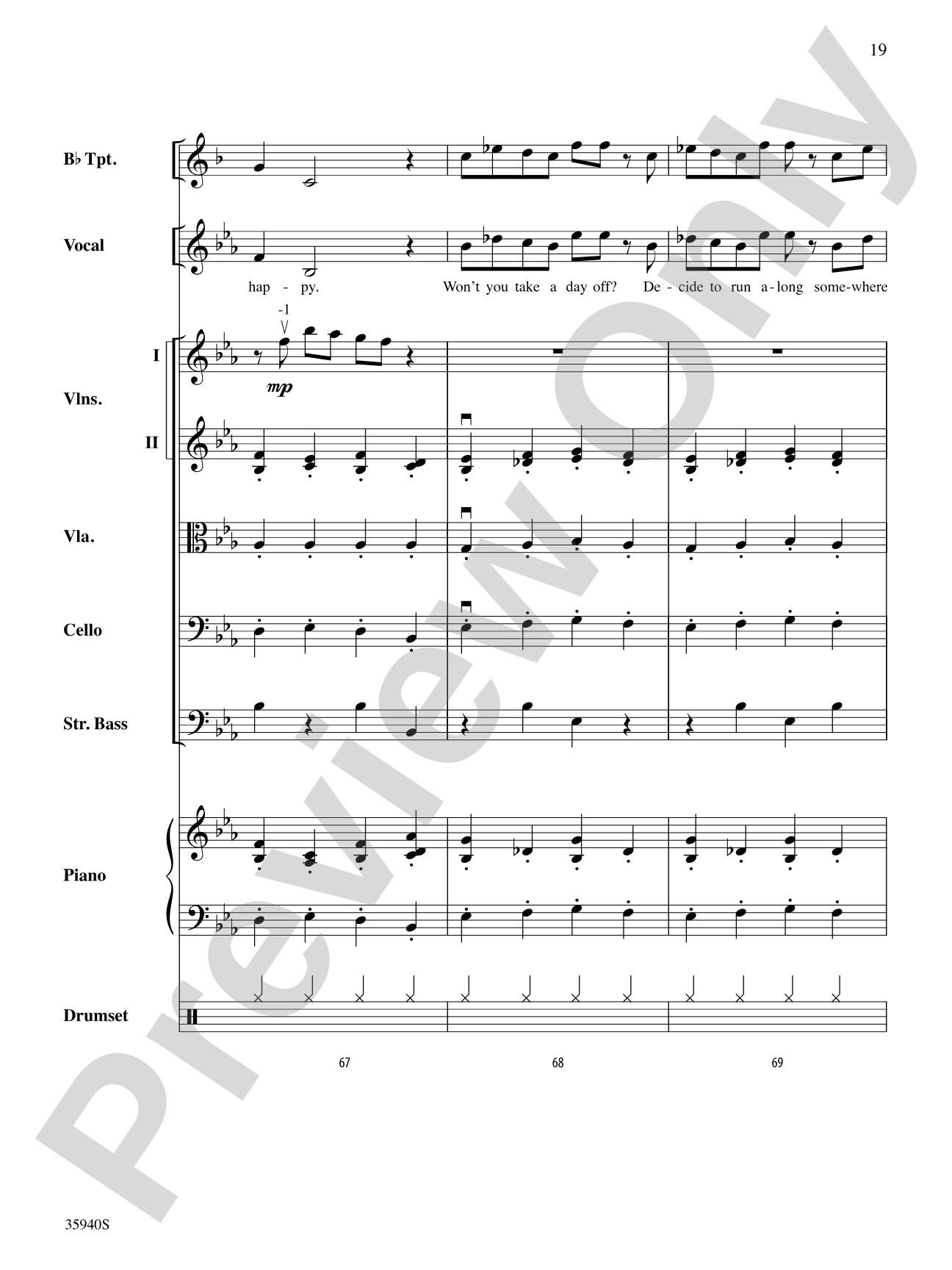 That Gershwin Rhythm: String Orchestra Conductor Score & Parts