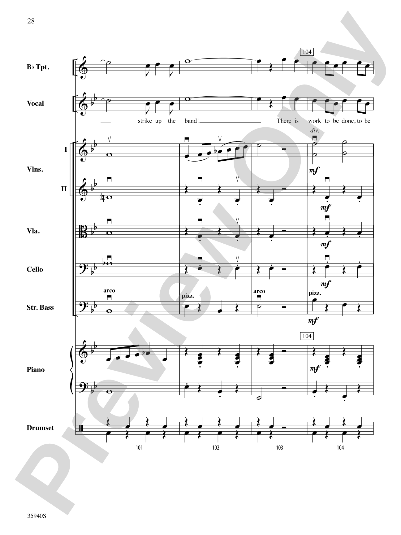 That Gershwin Rhythm: String Orchestra Conductor Score & Parts