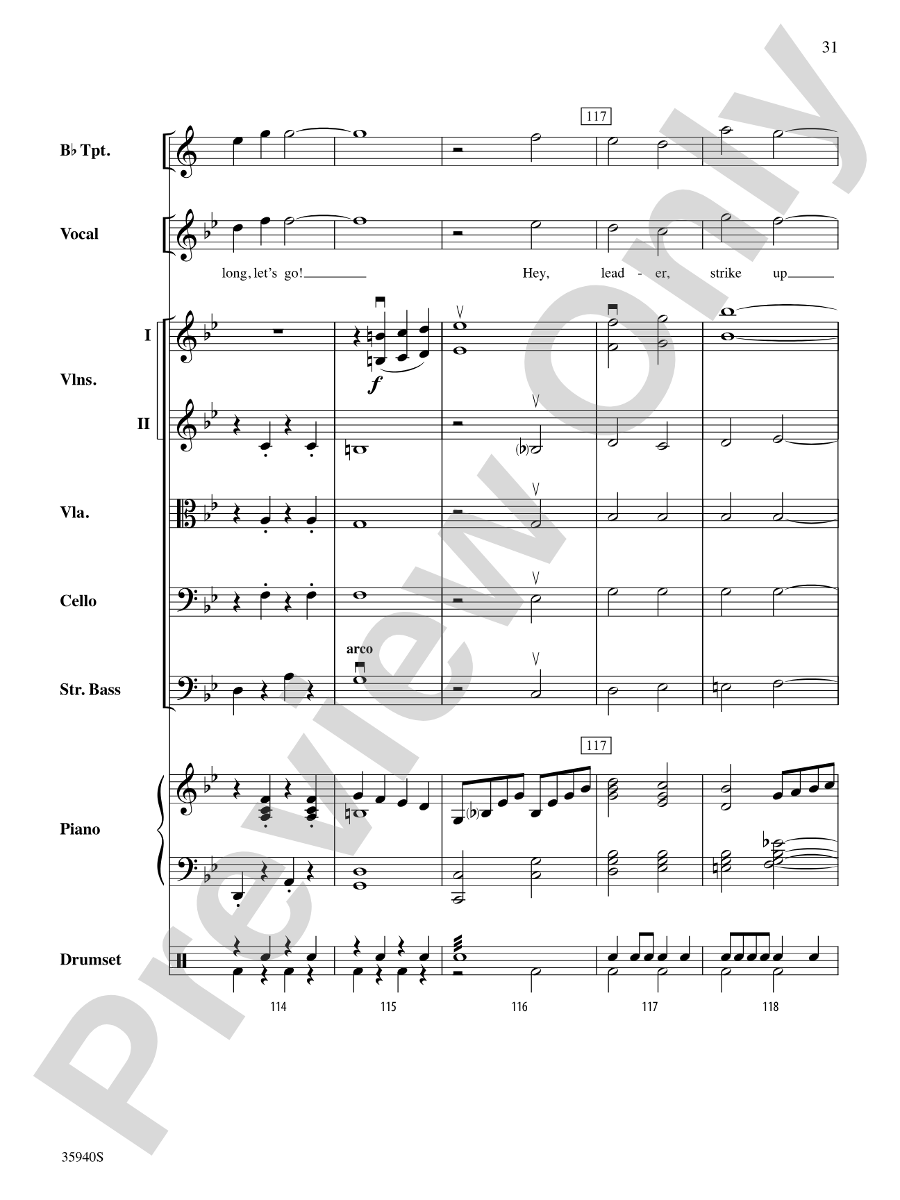 That Gershwin Rhythm: String Orchestra Conductor Score & Parts