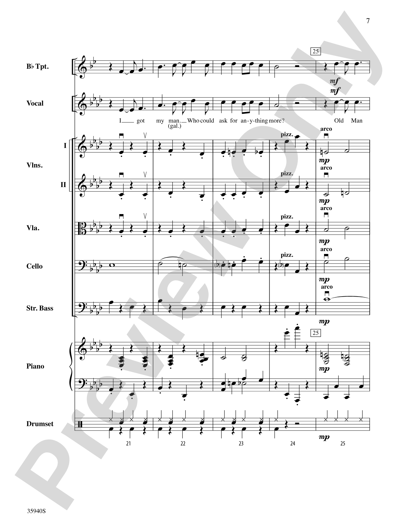 That Gershwin Rhythm: String Orchestra Conductor Score & Parts