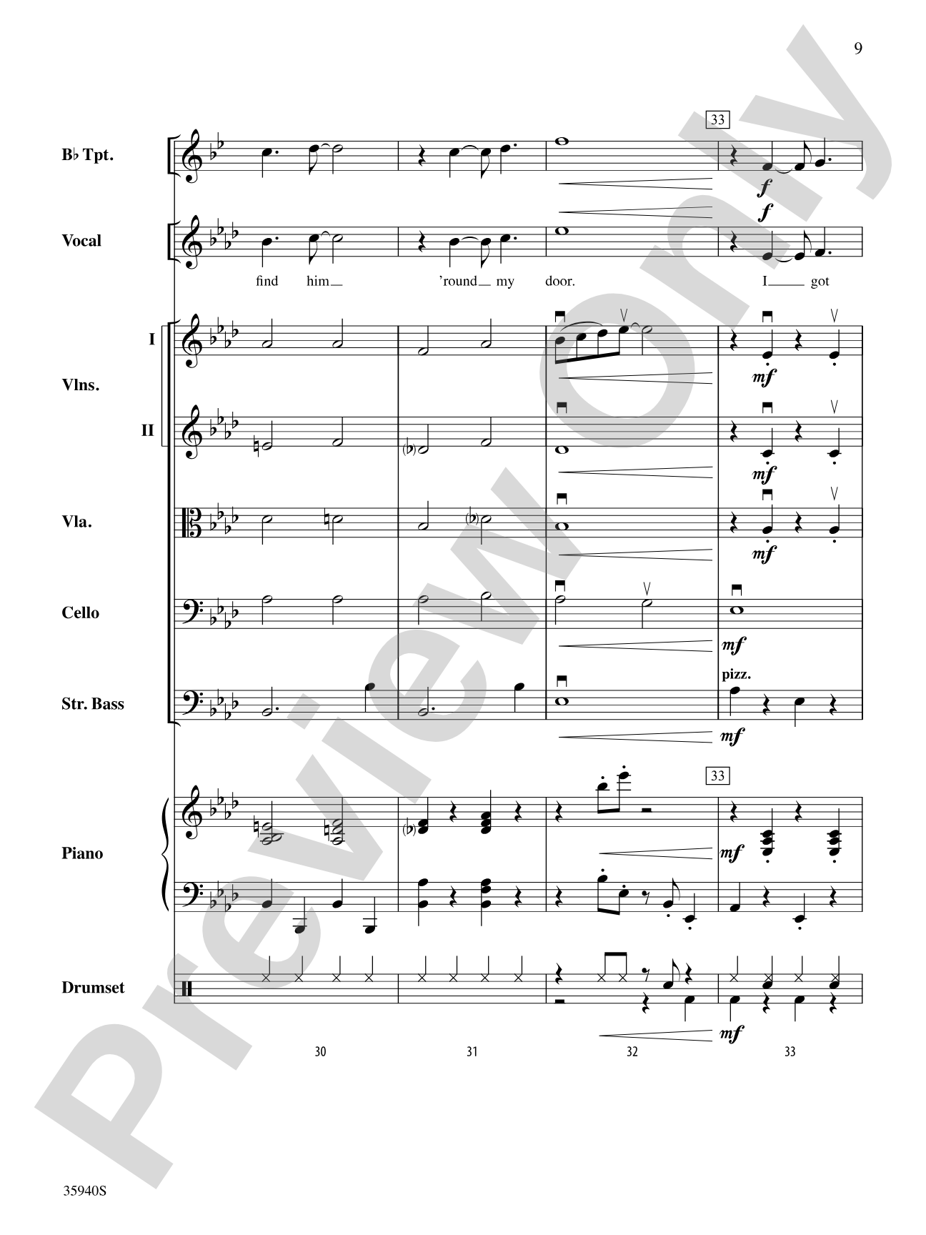That Gershwin Rhythm: String Orchestra Conductor Score & Parts