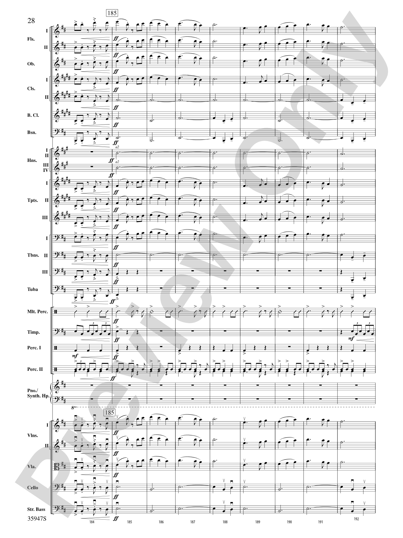 World of Warcraft: Full Orchestra Conductor Score & Parts